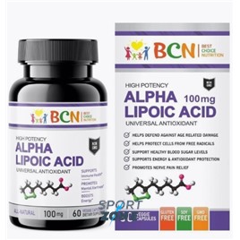 Альфа-липоевая кислота BCN 100 мг, 60 капс.
