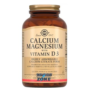 Кальций-магний с витамином D3, Solgar, 120 таблеток