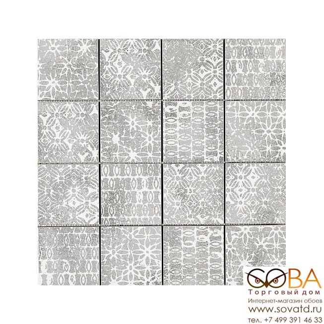 Мозаика Marazzi  Chalk Mosaico Texture Butter/Smoke/Grey 30х30 купить по лучшей цене в интернет магазине стильных обоев Сова ТД. Доставка по Москве, МО и всей России