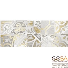 Декор Ulivo Fresca  серый 20х50 купить по лучшей цене в интернет магазине стильных обоев Сова ТД. Доставка по Москве, МО и всей России