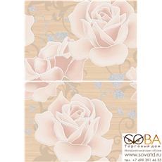 Панно Miranda Flora  розы (MW2M452D) 50х35 купить по лучшей цене в интернет магазине стильных обоев Сова ТД. Доставка по Москве, МО и всей России