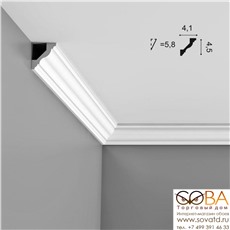 Карниз Orac Decor CX110 Axxent купить по лучшей цене в интернет магазине стильных обоев Сова ТД. Доставка по Москве, МО и всей России