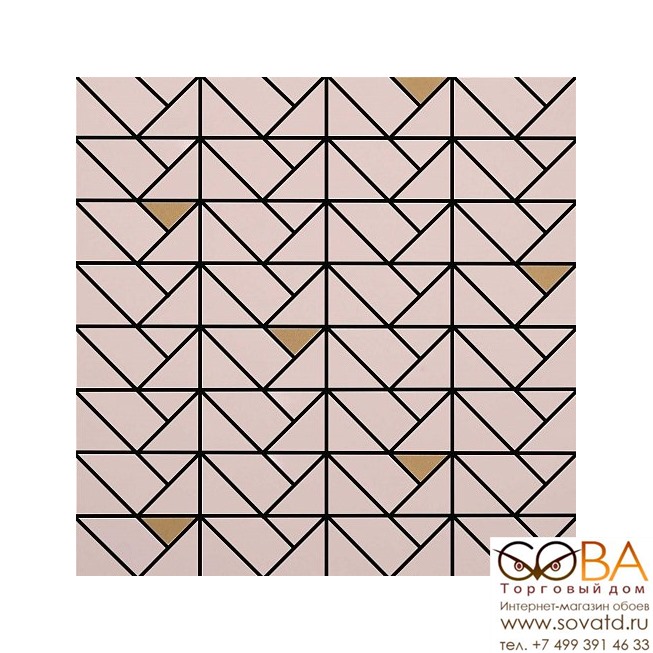 Мозаика Marazzi  Eclettica Rose Bronze 40x40 купить по лучшей цене в интернет магазине стильных обоев Сова ТД. Доставка по Москве, МО и всей России