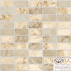 Мозаика Shakespeare Light Beige(Светло-бежевый)  K-4003/m07/M 307х307х9 матовый купить по лучшей цене в интернет магазине стильных обоев Сова ТД. Доставка по Москве, МО и всей России