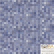 Керамогранит Hammam глаз.  голубой (16105) 42x42 купить по лучшей цене в интернет магазине стильных обоев Сова ТД. Доставка по Москве, МО и всей России