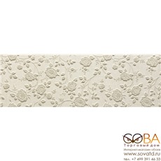 Керамическая плитка Gemma Magnifique Ivory Flower (30x90)см 147-013-3 (Египет) купить по лучшей цене в интернет магазине стильных обоев Сова ТД. Доставка по Москве, МО и всей России