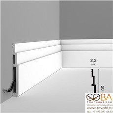 Плинтус Orac Decor SX181 Modern купить по лучшей цене в интернет магазине стильных обоев Сова ТД. Доставка по Москве, МО и всей России