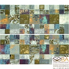 Панно Frades Mosaico Gris  комплект из 2 плиток 250х600 мм/500х600 мм купить по лучшей цене в интернет магазине стильных обоев Сова ТД. Доставка по Москве, МО и всей России