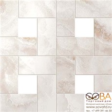 Мозаика Atlas Concorde  Супернова Оникс Пьюр Вайт Лапп 45х45 купить по лучшей цене в интернет магазине стильных обоев Сова ТД. Доставка по Москве, МО и всей России