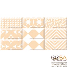 Декор Вог  беж "Каре лайт" 40,5х20,1 купить по лучшей цене в интернет магазине стильных обоев Сова ТД. Доставка по Москве, МО и всей России