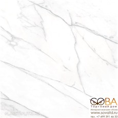 Напольный керамогранит TAU Ceramica  Varenna Carrara Rect. (mat) compacglass 60 x 60 купить по лучшей цене в интернет магазине стильных обоев Сова ТД. Доставка по Москве, МО и всей России