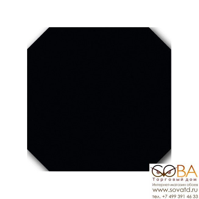 Напольная плитка Tonalite  Ottagonetta Nero Matt 15 x 15 купить по лучшей цене в интернет магазине стильных обоев Сова ТД. Доставка по Москве, МО и всей России