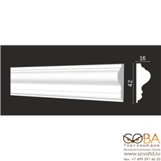 Лепнина Decor-Dizayn Молдинг DD301 купить по лучшей цене в интернет магазине стильных обоев Сова ТД. Доставка по Москве, МО и всей России