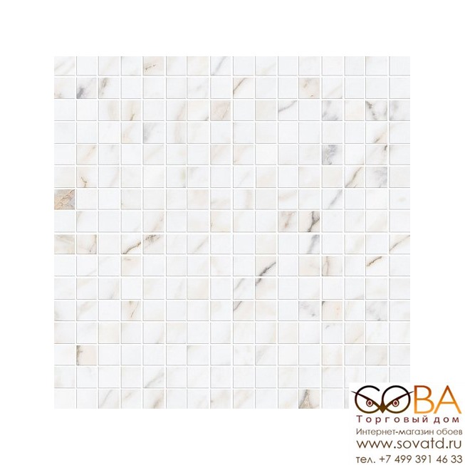 Мозаика Marazzi  Allmarble Wall Golden White Satin Mosaico 40х40 купить по лучшей цене в интернет магазине стильных обоев Сова ТД. Доставка по Москве, МО и всей России