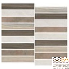 Мозаика Vitra  Serpe-Nuvola Мозаичный Микс теплая гамма 7ЛПРР (3*15) 30х28,5 купить по лучшей цене в интернет магазине стильных обоев Сова ТД. Доставка по Москве, МО и всей России