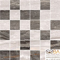 Мозаика Vitra  Bergamo Теплый Микс 7ЛПР (5*5) 30х30 купить по лучшей цене в интернет магазине стильных обоев Сова ТД. Доставка по Москве, МО и всей России