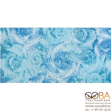 Декор Фьюжн  голубой 1641-0023 20х40 купить по лучшей цене в интернет магазине стильных обоев Сова ТД. Доставка по Москве, МО и всей России