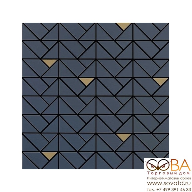 Мозаика Marazzi  Eclettica Blue Bronze 40x40 купить по лучшей цене в интернет магазине стильных обоев Сова ТД. Доставка по Москве, МО и всей России