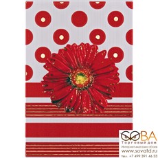 Декор VITEL GERBERA MINI  R 27,5х40 купить по лучшей цене в интернет магазине стильных обоев Сова ТД. Доставка по Москве, МО и всей России
