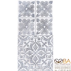Декор Кампанилья  2 серый 1641-0094 20х40 купить по лучшей цене в интернет магазине стильных обоев Сова ТД. Доставка по Москве, МО и всей России