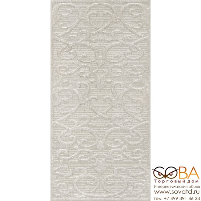 Декор Deja Vu White  Damask (K941350) 30x60 купить по лучшей цене в интернет магазине стильных обоев Сова ТД. Доставка по Москве, МО и всей России