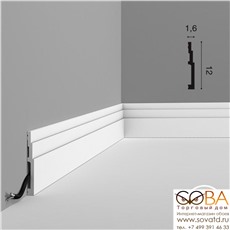 Плинтус гибкий Orac Decor SX180F Modern купить по лучшей цене в интернет магазине стильных обоев Сова ТД. Доставка по Москве, МО и всей России