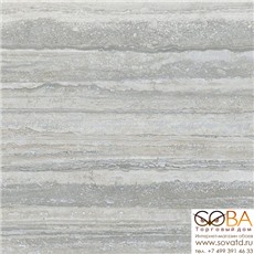 Керамогранит Vitra  Travertini Серый Шлифованный Рек 60х60 купить по лучшей цене в интернет магазине стильных обоев Сова ТД. Доставка по Москве, МО и всей России