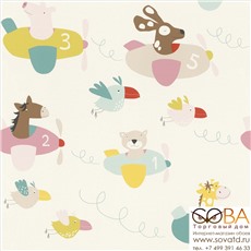 Обои Rasch 249064 Bambino 18 купить по лучшей цене в интернет магазине стильных обоев Сова ТД. Доставка по Москве, МО и всей России