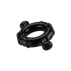 Эрекционное кольцо Gummy Ring Large Black SH-SHT374BLK