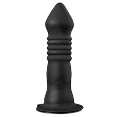 Анальная пробка с вибрацией MENZSTUFF VIBRATING BUTT PLUG 7INCH - 18 см.