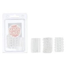 Набор колец Senso Rings-3 Pack Clear 1431-00CDSE