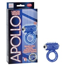 Виброкольцо Apollo 7-Function Premium Enhancers blue 1387-20BXSE