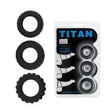 Набор из 3 Эрекционных колец Titan BI-210148