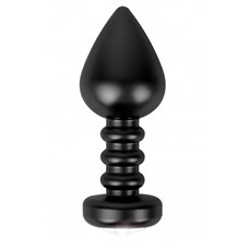 Чёрная анальная пробка Fashionable Buttplug - 10 см.