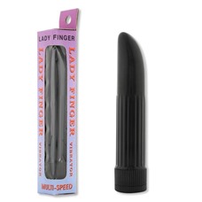 Миниатюрный вибратор Ladyfinger Black 40400SC