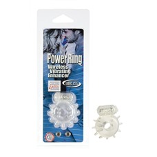 Виброкольцо на пенис Silicone Power Clear 1446-00CDSE