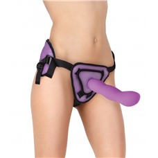 Страпон Deluxe Silicone Strap On 10 Inch Purple OUCH! SH-OU211PUR