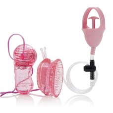 Вибрирующая помпа для клитора Butterfly Clitoral Pump