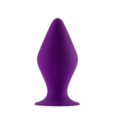 Анальная пробка Butt Plug with Suction Cup Medium Purple SH-SHT380PUR