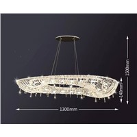 Люстра потолочная асимметричная хрусталь