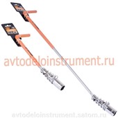 Ключ свечной карданный *16 (500мм; пружина), АВТОДЕЛО, 34155