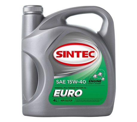 Моторное масло Sintec Euro 15W-40 SJ/CF (4л.)