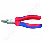 Круглогубцы 140 мм, с двухкомпонентными чехлами, KNIPEX, KN-2202140