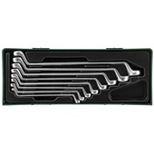 W23108ST (W23108SP) Набор ключей накидных 75°, 6-22 мм, 8 предметов (ложемент) Jonnesway арт. 'W23108ST'