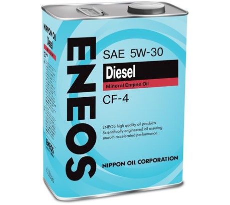 Моторное масло Eneos Diesel CF-4 5W-30 Mineral (4л.)